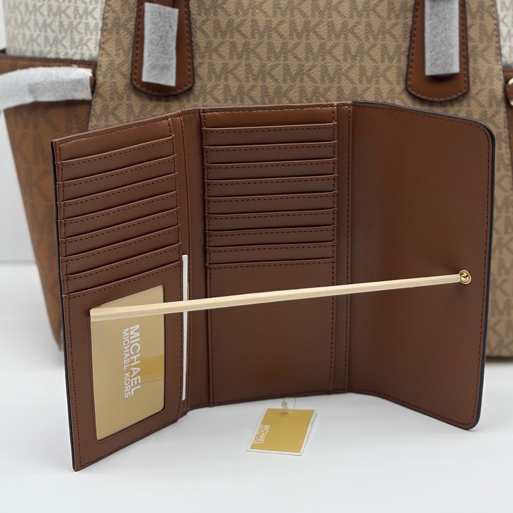 Michael Kors Voyager Color Block Tote and Wallet Set - Picture 6 of 14
